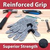 SAFE HANDLER Level 5 Reinforced Cut Resistant Gloves for Kitchen,