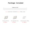 Besseto Plaster-in LED Channel 6 Pack 3.3FT/1 Meter Trim Edge