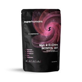 Myo Chiro Inositol Relación Magnesio Metilfolato Zinc Vitamina Suplemento Alimenticio Polvo Diseñado Mujeres Superhumans
