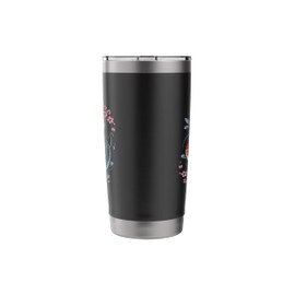 Sakura Flower Koi Fish Japanese Sakura Japanese Carp Stainless Steel Insulated Tumbler