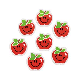 Apple Erasers (Bulk Set of 24) School Supplies
