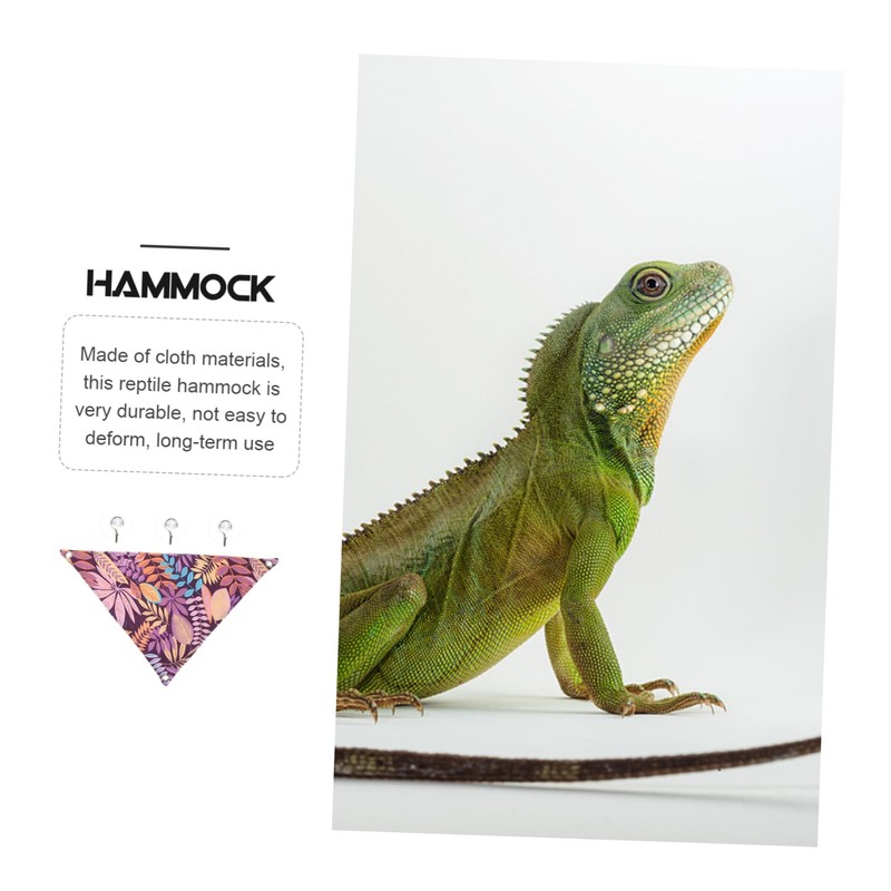Levemolo Bearded Dragon Lizard Hammock Small Pet Cage Hammock Swing