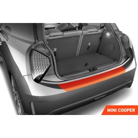 Luxshield Car Bumper Protector Set for MINI Cooper Electric J01 I 2023-2025 - Rear Bumper guards for cars, anti scratch, Paint Protection For Sill - Transparent