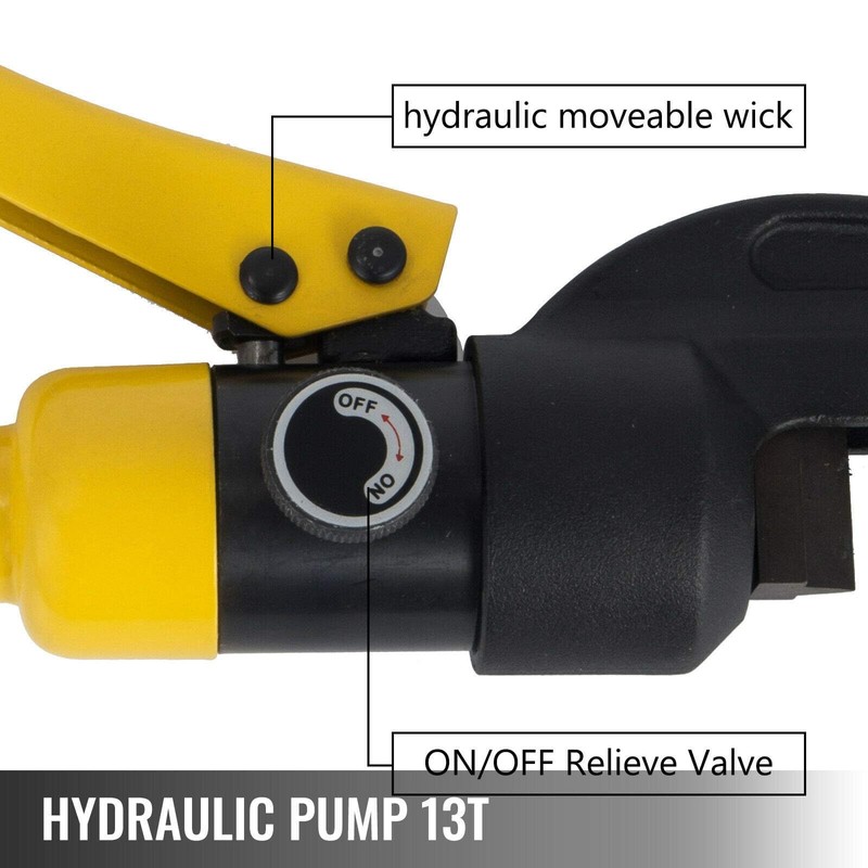 Hydraulic Rebar Cutter, 1/4" - 7/8" / 4 mm -