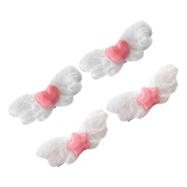 FOMIYES 4pcs Angel Wing Hair Clips Cute Hair Barrettes for Teens for Women
