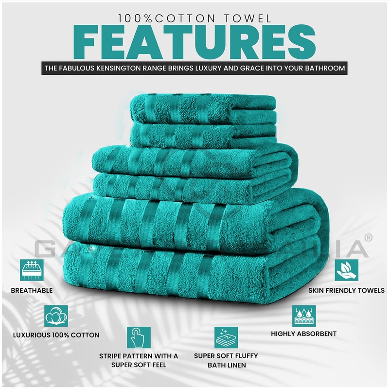 GC GAVENO CAVAILIA Bath Sheet Towel Set of 2 -