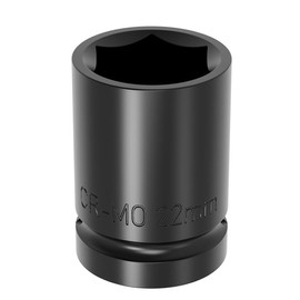FOCMKEAS Impact Socket 22mm Shallow Socket 1/2 drive Lug Nut Flip Socket Chrome-Moly Steel 6-point for Car Mecchancy and Electrician Mechanic Repair Shop