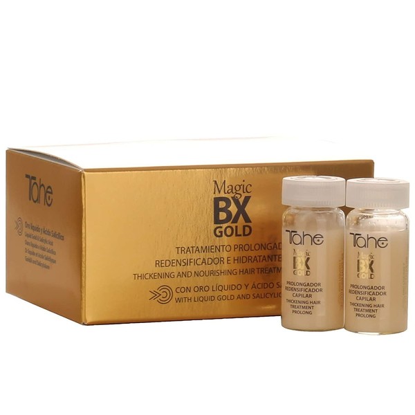Tahe Magic Bx Gold Thickening and Nourishing Hair Treatment Prolong 5x10 ML