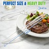 500 Count Plastic Knives Heavy Duty, Clear Plastic Knives Disposable