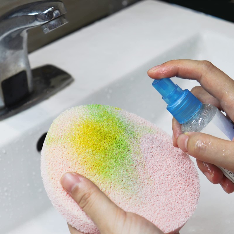 BAOFALI 4 Pcs/Set Stamp Scrubber,Stamp Cleaning Sponge,Ink Removing Tool for