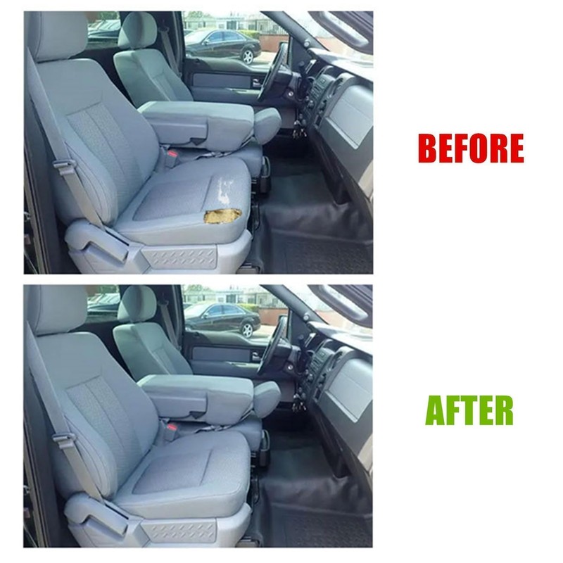 AOUTTUOA Driver Side Bottom Colth Replacement Seat Cover Steel Gary