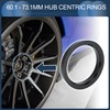 INFINAUTO Hub Centric Ring 60.1mm ID 73.1mm OD Car Wheel