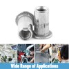 Stainless Steel Rivet Nuts, M3-M8 Blind Rivet Nut with Flat