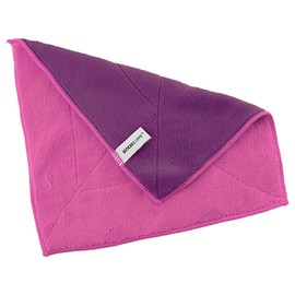 Kochblume Microfibre Cloth Set, 5 Pieces, Premium Microfibre, Set in Colourful Box (Pink/Purple)