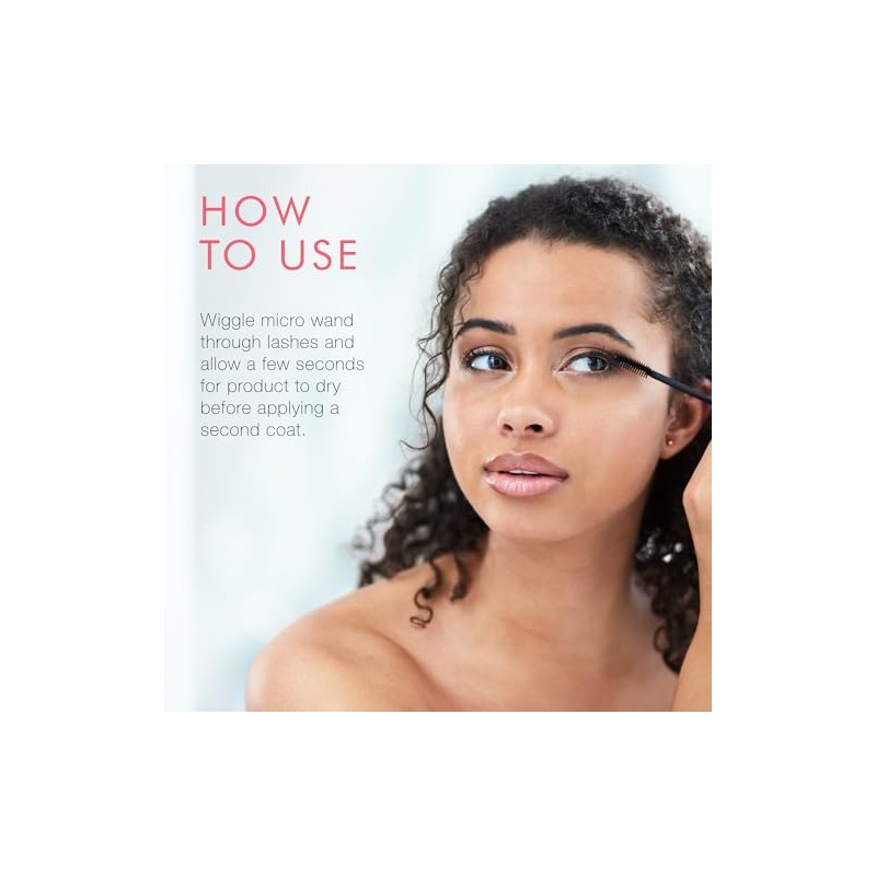 Black Hi-Def Humidity-Proof, Lengthening Makeup Mascara, by BFR Voluminous, Smooth