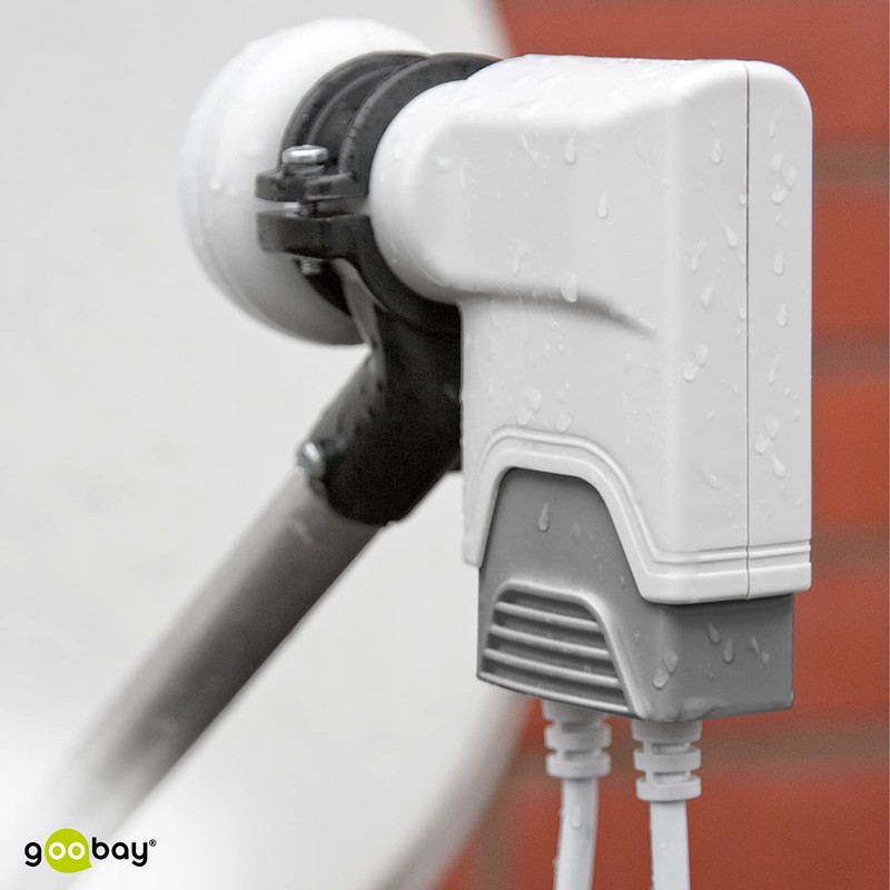 Goobay 67270-GB Twin LNB Weather Protect