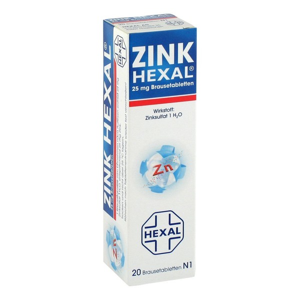Zinc Hexal Effervescent Tablets Pack of 20