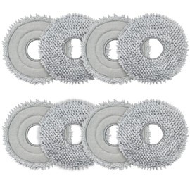 Koyieioo Koyieioo 8 St1ck Wischt1cher f1r Roborock Q Revo, Qrevo S/Qrevo Pro/Qrevo MaxV/Qrevo Master/Qrevo Curv/Qrevo Slim/Saros 10R/QV/QR Roboter Staubsauger, Mikrofaser Wischtuch Ersatz Zubeh?r