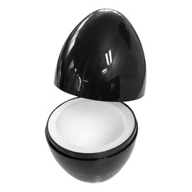 Quality-Collection Egg Cosy Thermal Egg | The Classic for Warm Breakfast Eggs | Integrated Styrofoam for Long-Lasting Warmth | Ideal for Home, Camping and Picnic | Set of 4 | Black
