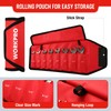 WORKPRO 8 Piece Flex Head Stubby Ratcheting Combination Wrench Set,