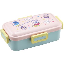 Skater PFLB6AG-A Ag+ Silver Ion, Antibacterial, Fluffy, Dome-Shaped Lid, Lunch Box, 18.9 fl oz (530 ml), Crayon Shin-chan