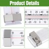 9 Pack Fridge Refrigerator Freezer Thermometer, Waterproof Analog, Large Dial,