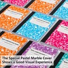 feela Mini Composition Notebook, Cute 30 Pack 5 Pastel Colors