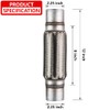 Autarboor Exhaust Flex Pipe, 2.25''x 8''Stainless Steel Heavy Duty Exhaust