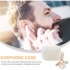 KOMBIUDA Creative Shell Pattern Earbuds Protector Case for Stylish TPU