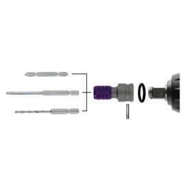 Takagi EARTH MAN IWAD-4H Hex Shaft Adapter for Impact Wrench