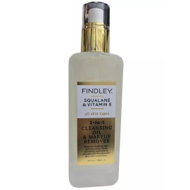Findley Squalene & Vitamin C 2 IN 1 CLEANSING OIL  & MAKEUP REMOVER  4 FL OZ