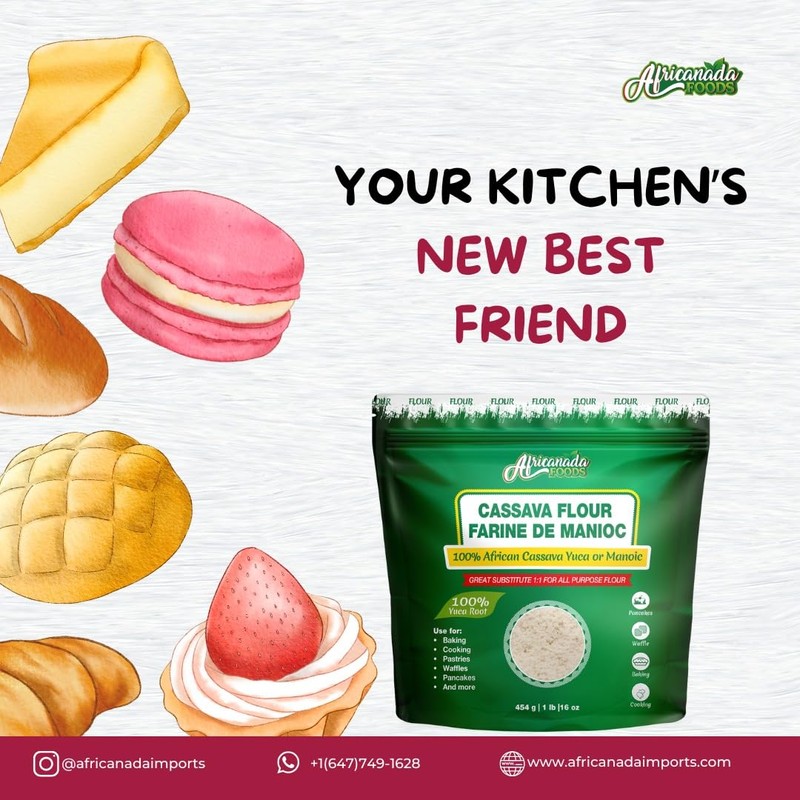 All Natural Cassava Flour | Yuca | Manoic | Snack,