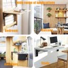 ANTEISI Fold Down Table Wall Mounted Hinges,4 Pcs Folding Shelf