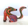 ALKIMIA INC Mexican Alebrije Seated Coyote Wood Carving Handcrafted Sculpture