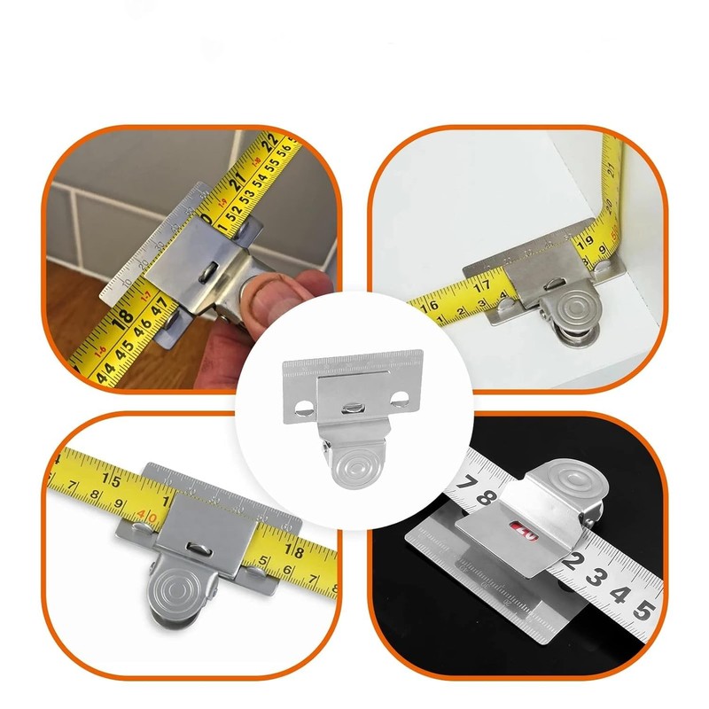 Measuring Tape Clip Tool - Corners Clamp Holder Precision Tools