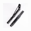 Anhoer Foldable Shelf Brackets Black Heavy Duty 14 Inch Stainless