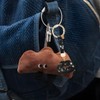 Bittwee Bling Car Keychain, Crystal Rhinestone Lip Vehicle Key Chain,