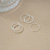 FISSEN JEWELRY 5PCS Gold Rings for Women, Dainty 14K Gold