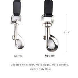 Fida Retractable Dog Lead, 5m Heavy Duty Pet Walking Leash for Medium/Large Dog up to 50kg, Tangle Free. One-Hand Brake (Large, Navy Blue)