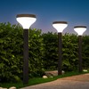 Sunco 6 Pack Round Solar Pathway Lights Outdoor, Super Bright