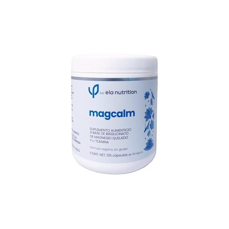 Magcalm-ela nutrition-bisglicinato de magnesio quelado + L-teanina