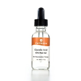Cellbone Glycolic Acid 50% Peel Gel - Advanced Skin Rejuvenating Peel Treatment with 50% Glycolic 1 Fl. Oz
