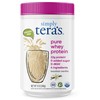 simply tera's teraswhey Simple Pure Whey Protein, Bourbon Vanilla, 12