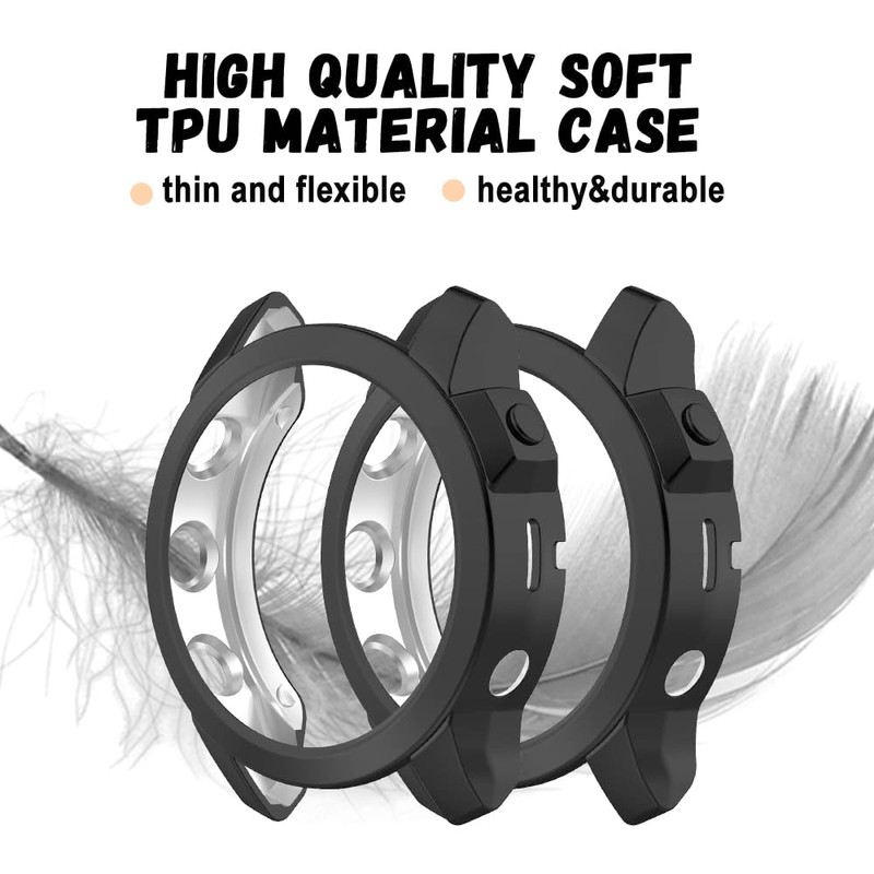 Niboow Case [2 Pack] Compatible with Garmin Fenix 7x Pro