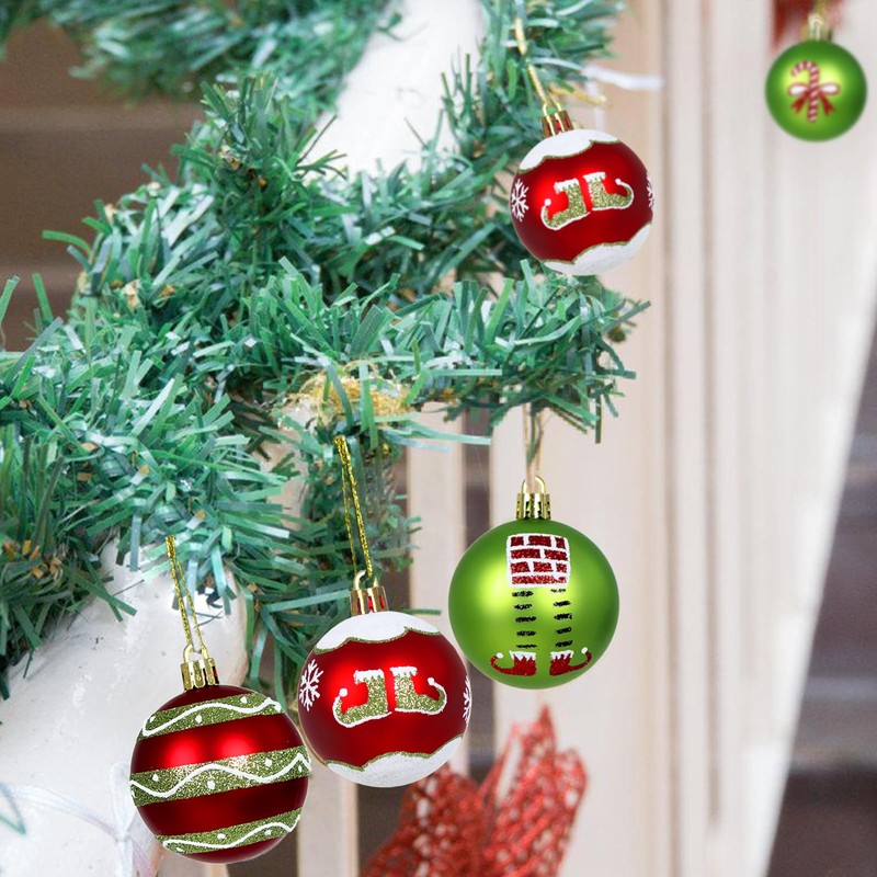 Fanfantoey Latest Christmas Ornaments 2025, 16Pcs Christmas Balls Ornaments for