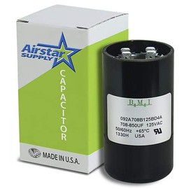 708-850 uF x 110/125 VAC - Mars 11028 Start Capacitor - BMI Replacement # 092A708B125BD4A - Made in The USA