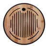 Bamboo Tea Tray, Portable Round Dry Tea Tray, Multifunctional Tea
