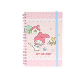 Sunstar Stationery S2643138 Sanrio Character Notebook, Ring Notebook, B6, New Life Collection, My Melody