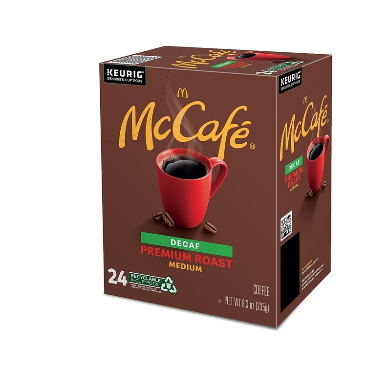 McCafe Premium Roast Decaf K-Cup for Keurig Brewers, 24 Count