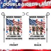 Never Forget 911 Garden Flags Veteran Day Commemoration Day Outdoor